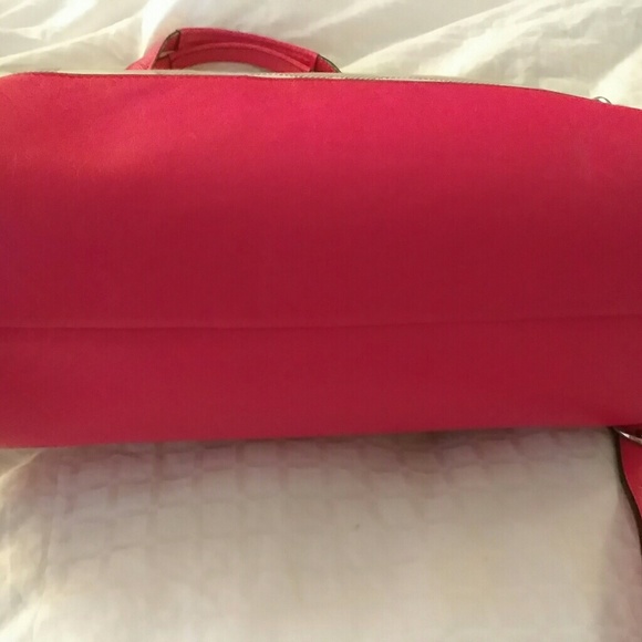 Coach tote pink and tan - Picture 5 of 8